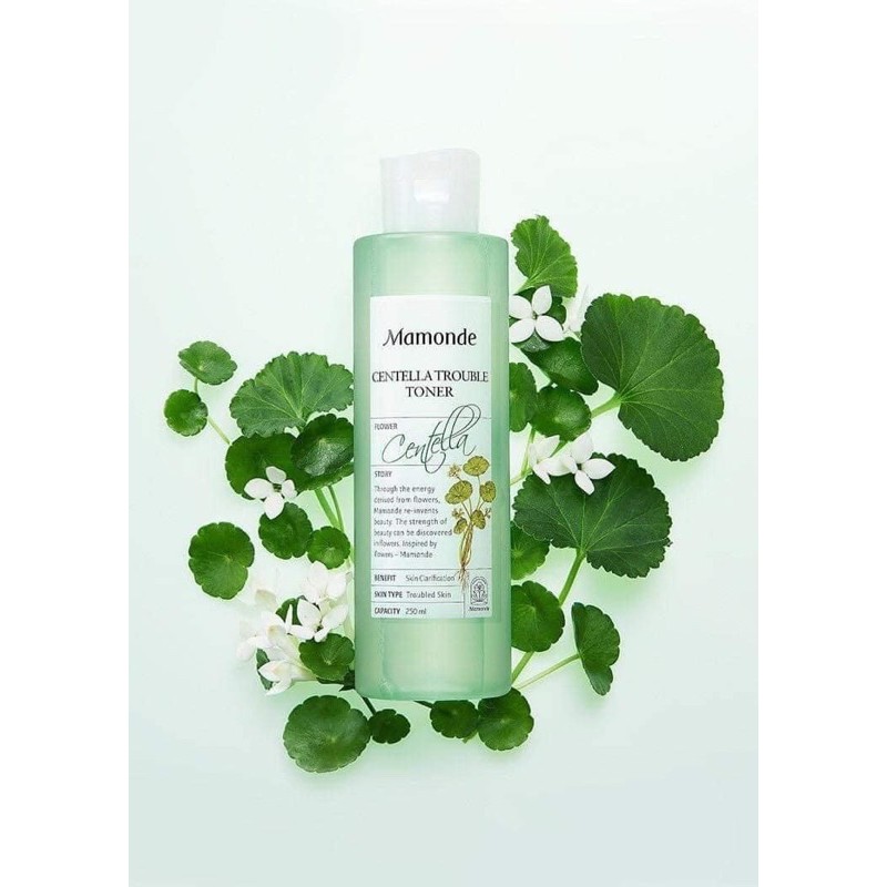 Nước hoa hồng từ rau má Mamonde Centella Trouble Toner | BigBuy360 - bigbuy360.vn