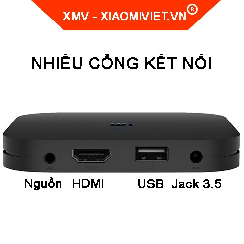 Android TIVI box Xiaomi Mibox S 4K | Bản quốc tế - Chính hãng - BH 12 tháng