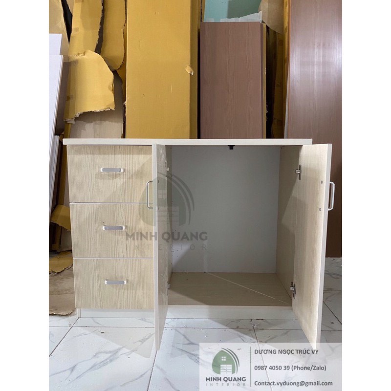 FREESHIP TPHCM TỦ BẾP MINI MÀU GIẢ GỖ