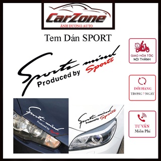 Tem Sport Mind Dán Ô Tô – Tem Trang Trí Ô Tô