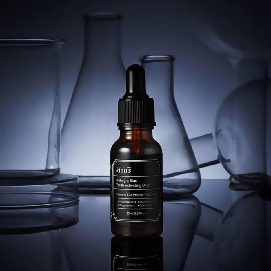 Tinh Chất Làm Dịu, Phục Hồi Da Klairs Midnight Blue Youth Activating Drop 20ml - HANA