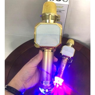 Micro karaoke bluetooth sd-10l siêu hay tích hợp đèn led 7 màu- bh 3 tháng