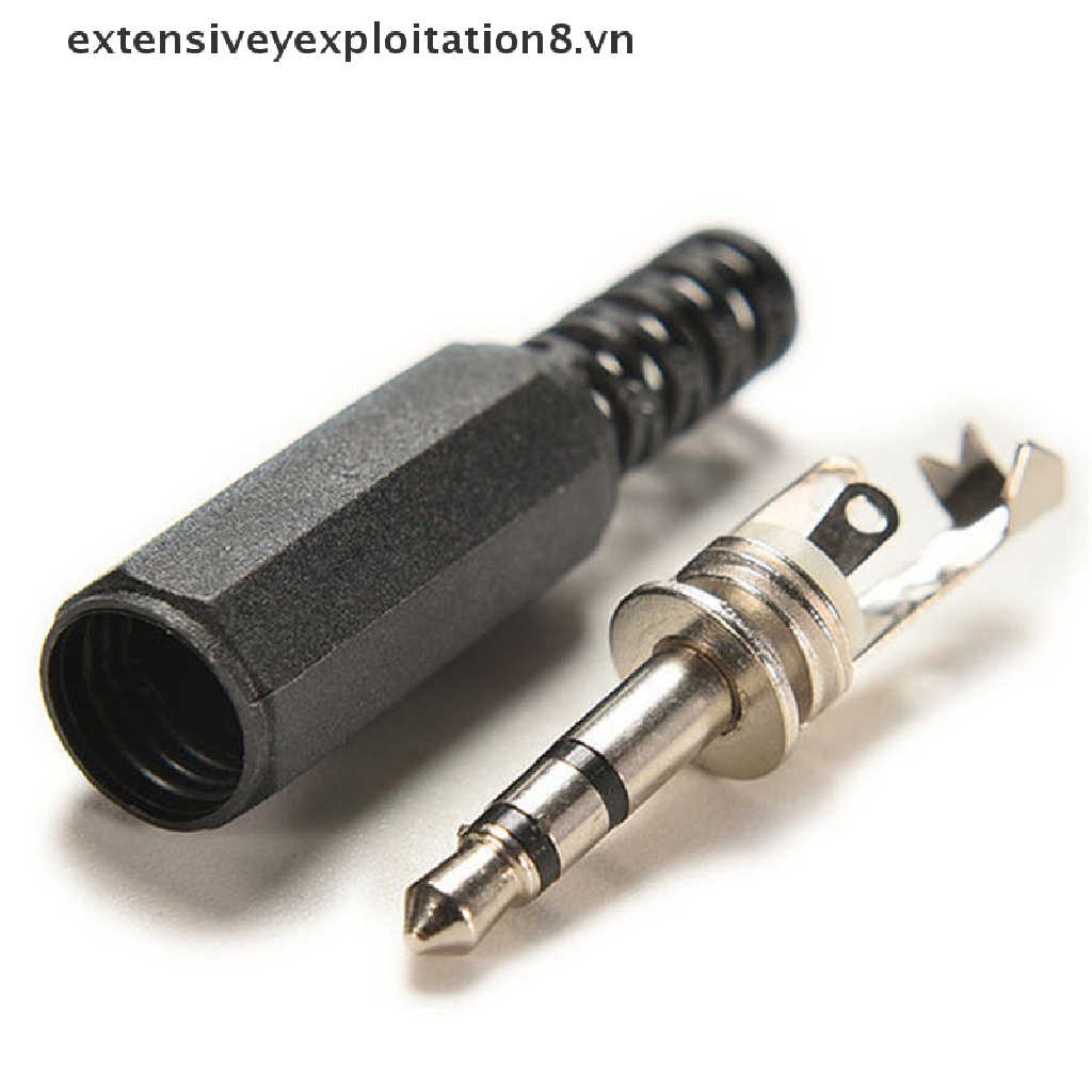 Bộ 5 Đầu Nối Jack Cắm Âm Thanh 3.5mm 1 / 8 &quot;Chuyên Dụng