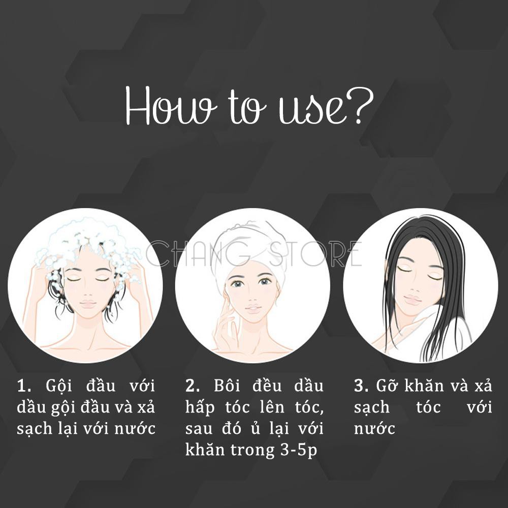Dầu Hấp Dưỡng Tóc Collagen Phục Hồi Hư Tổn Từ Sâu Bên Trong