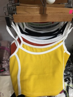 (có bán sỉ,ảnh thật,hoả tốc)🍓ÁO_CROPTOP_2_DÂY_VIỀN🍍