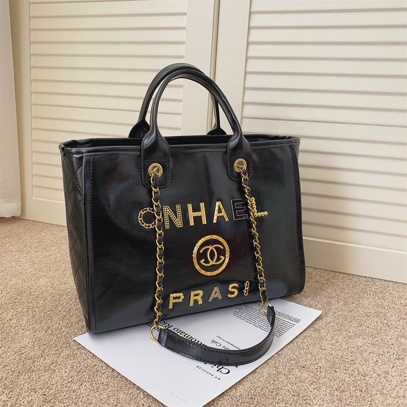 Túi xách nữ CN - túi bag book tote size lớn in chữ sang chảnh Ulzzang siêu chất ❤