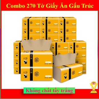 Giấy Ăn Gấu Trúc Sipiao Chính Hiệu 270 tờ - 92tien