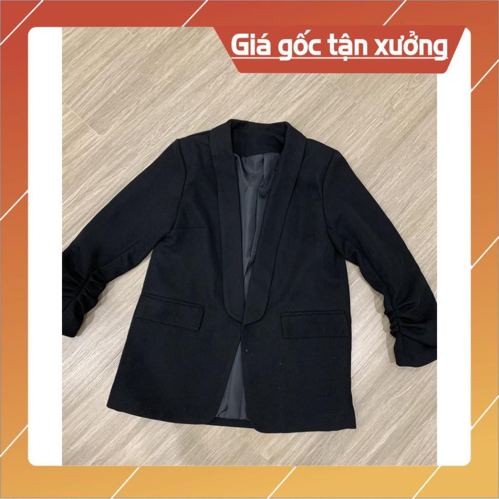 ÁO VEST- BLAZER CỔ TAY NHÚN CỔ SAM DÁNG SUÔNG NHẸ 2 LỚP 💕💕💕 | BigBuy360 - bigbuy360.vn