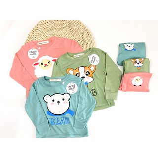 COMBO 3 BỘ MINKY MOM DÀI TAY THU ĐÔNG Cho Bé 0-3 tuổi