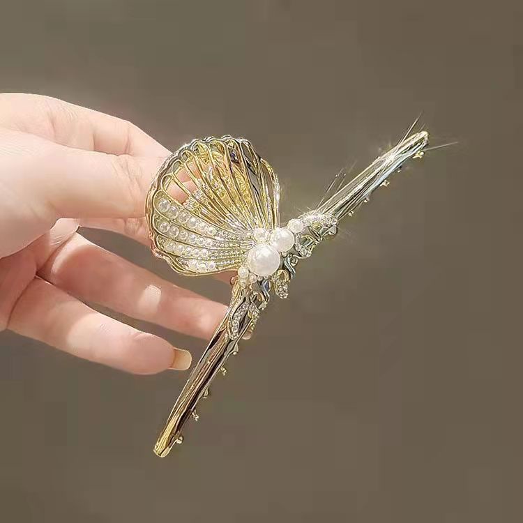 Kẹp Tóc Dạng Vỏ Sò Thời Trang Hàn Quốc Chất Lượng Cao