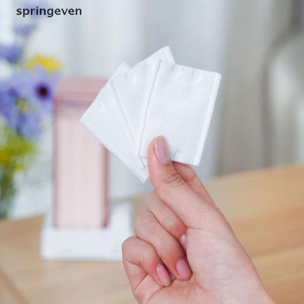 Hộp đựng bông tẩy trang kiểu nhấn tự động chống bụi tiện lợi