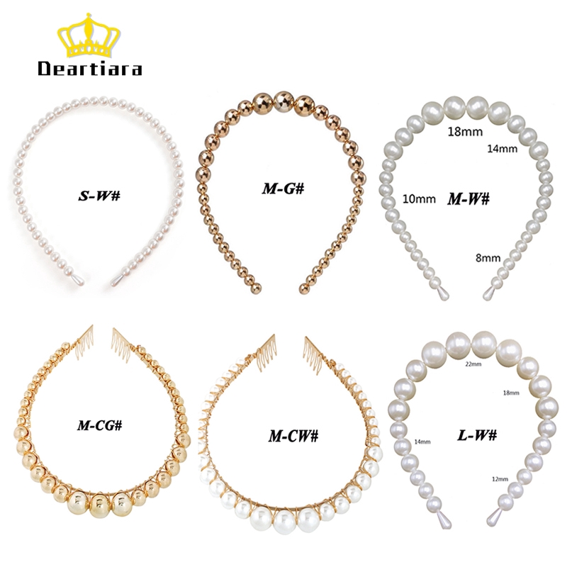 Women Pearl Headband Hair Accessories