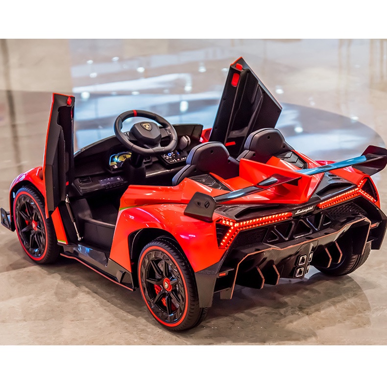 Xe ô tô điện 2 chỗ ngồi trẻ em bản quyền Lamborghini