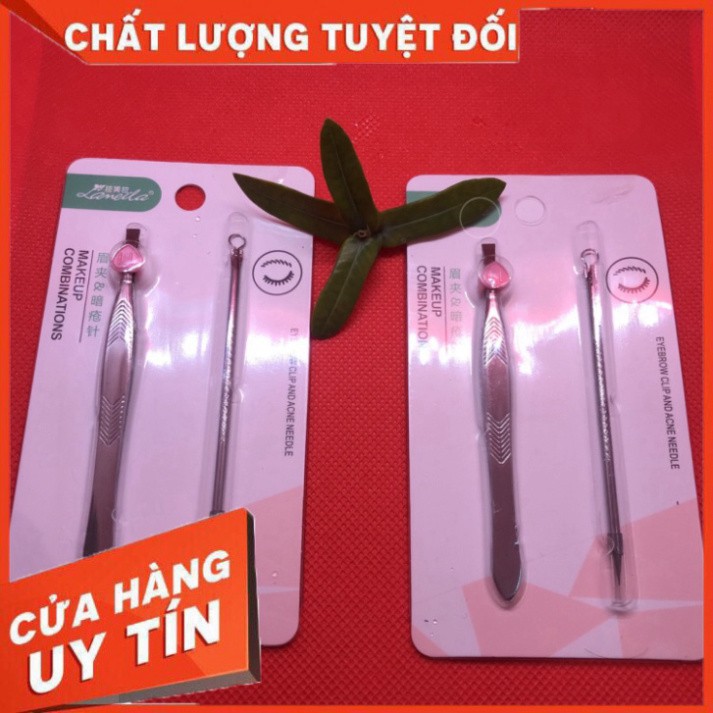 [ Q.Bình Thạnh] Combo nhíp gắp mụn + cây lấy mụn_chích mụn | BigBuy360 - bigbuy360.vn