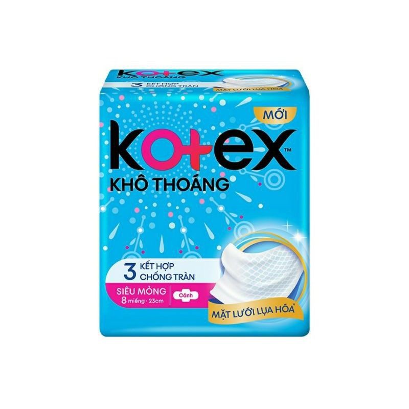 Băng vệ sinh Kotex siêu mỏng cánh 8 miếng