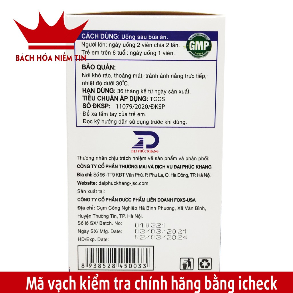 Viên uống Omega 3 Dafuka - chiết xuất hạt óc chó - Giúp sáng mắt, khỏe tim, tăng cường trí nhớ hiệu quả - Hộp 60 viên