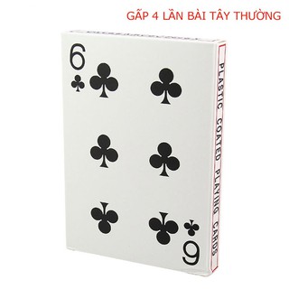 Bộ bài tây size lớn gấp 4 lần