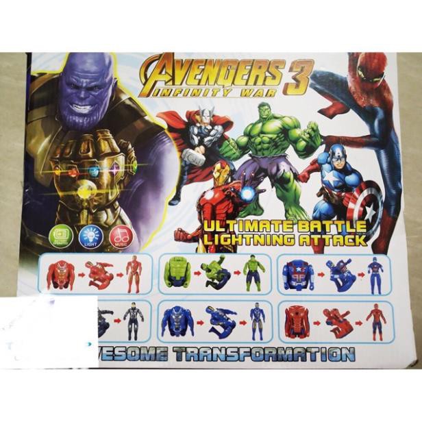 Găng tay vô cực Thanos có đèn Flash