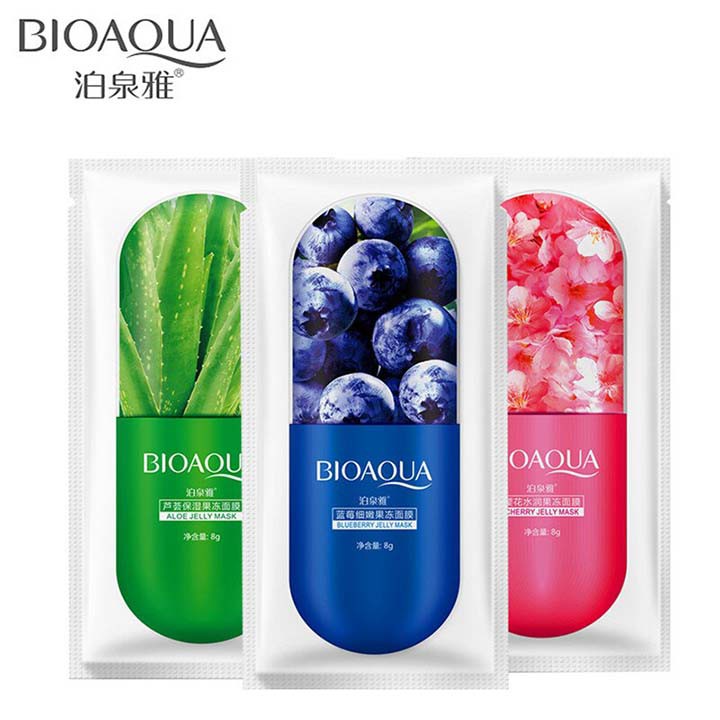 Mặt nạ ngủ Bioaqua Jelly Mask 3 Vị