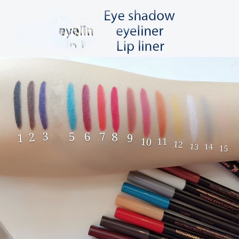 Bút Kẻ Mắt Dạng Lỏng Nhanh Khô Chống Thấm Nước Với 14 Màu Lựa Chọn