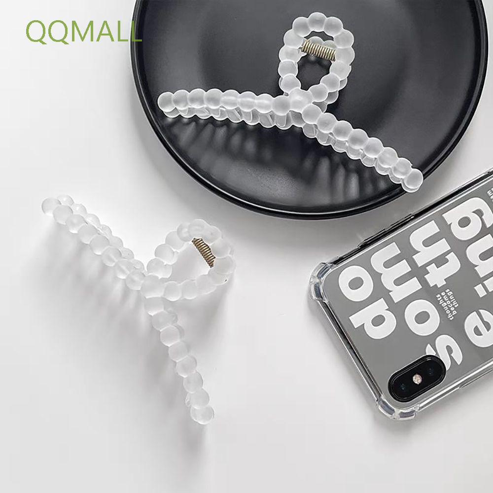 Kẹp tóc càng cua bằng nhựa acrylic mặt nhám nhiều màu tùy chọn đơn giản thanh lịch cho nữ