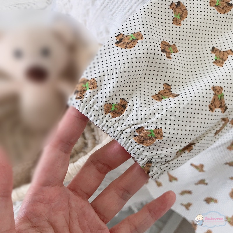 Đầm Tay Phồng Dài In Hoa Thoáng Khí Thời Trang Hàn Quốc Xinh Xắn Cho Bé Gái