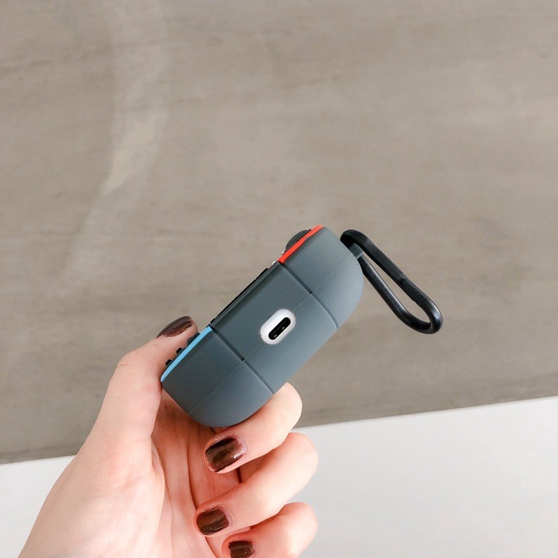 Vỏ ốp case Airpod Pro Chống Trầy Chống Shock Intendo Switch Có Móc Đeo