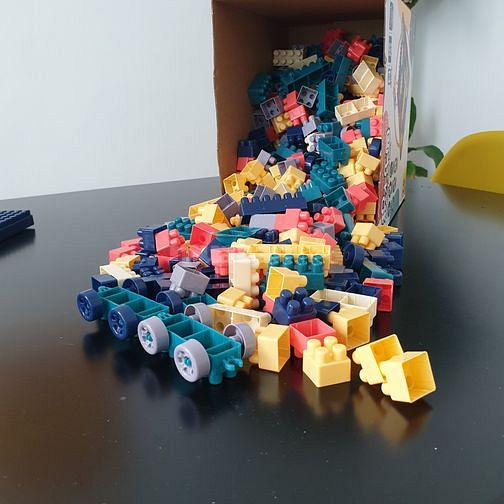 Đồ chơi xếp hình lego 520 chi tiết bé tha hồ phát huy sức sáng tạo, trí tuệ