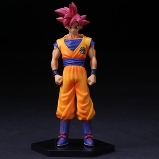 Mô Hình Figure Son Goku Super Saiyan God Cao 16cm - Dragon Ball Super