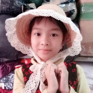 Mũ tiểu thư cho bé size 6 tháng-10 tuổi