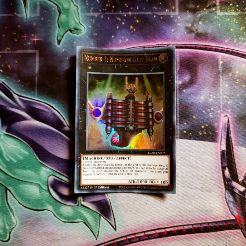 [Thẻ bài] Number 1: Numeron Gate Ekam BLAR-EN022 Thẻ bài Yugioh chính hãn