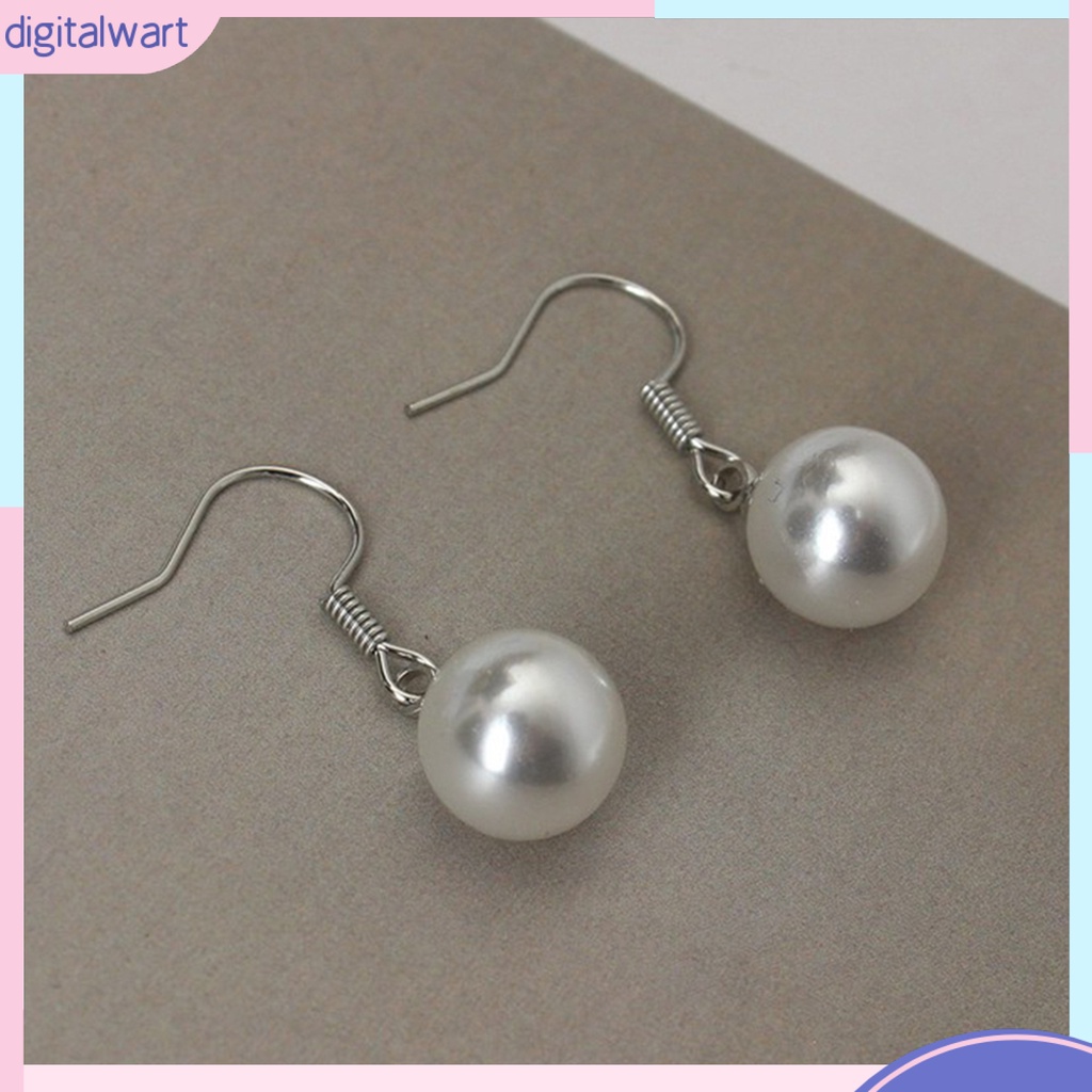 Khuyên tai ngọc trai giả 8mm thời trang thanh lịch dành cho nữ