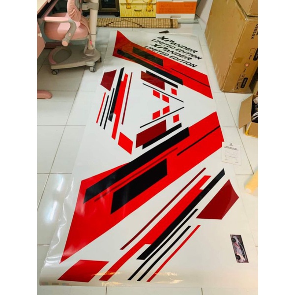 Bộ tem xe Xpander limited edition phong cách trẻ trung cá tính.