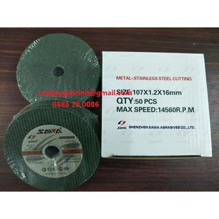 Đá cắt sawa 107x1.2x16mm - 50 cái
