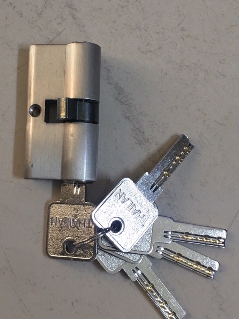 Set 5 ruột ( TIM ) khoá tay gạt 32X70 dùng chung 1 CHÌA