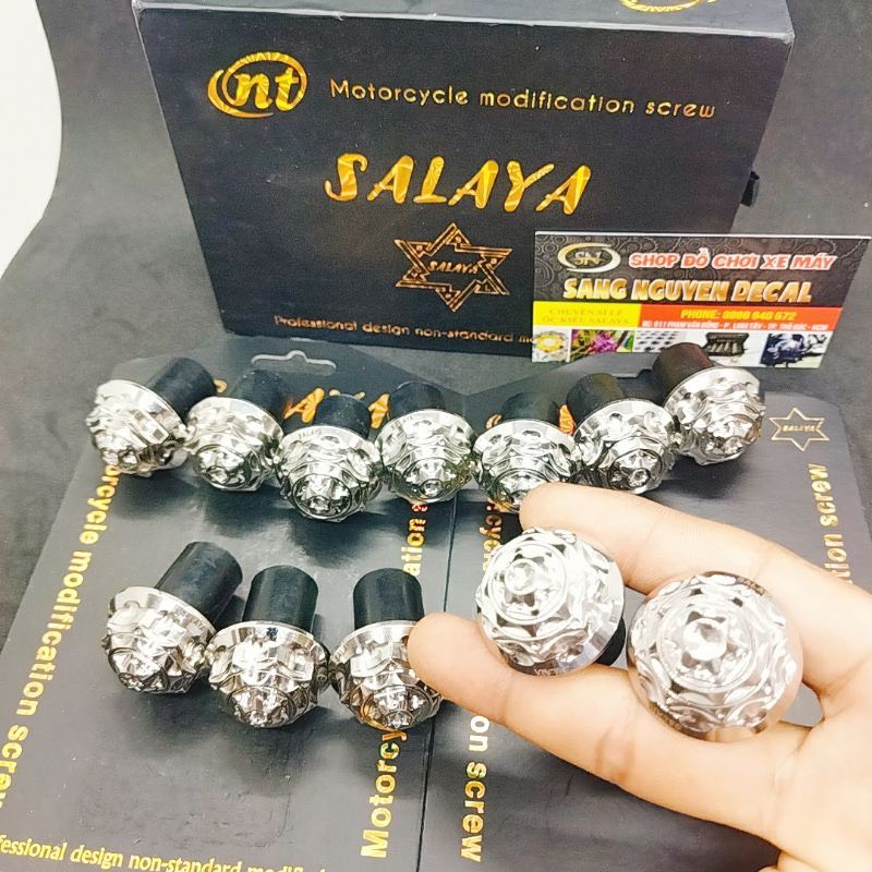 Cặp gù salaya inox 304 chính hãng khác chữ CNC