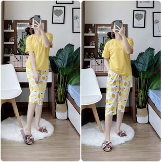 [ XẢ KHO] Đồ Bộ mặc nhà hình hoa quả