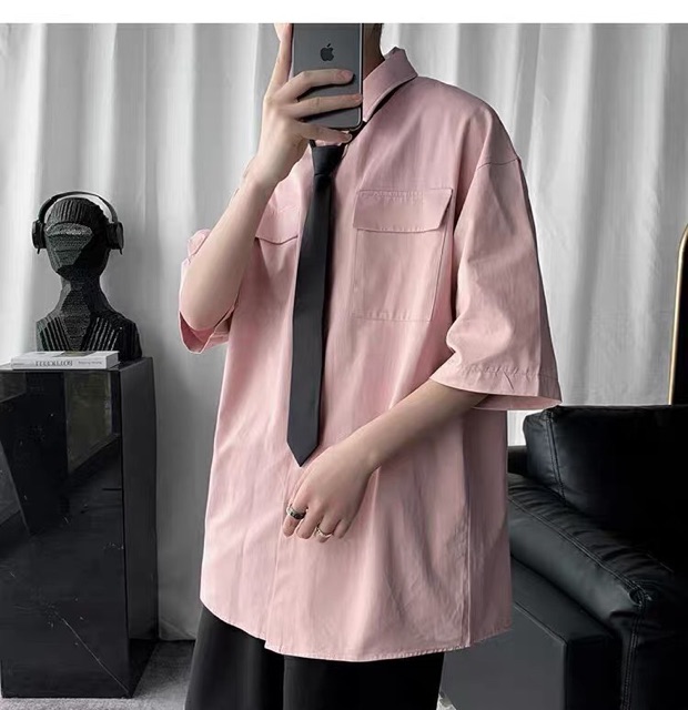 Áo sơmi tay ngắn có 6 màu | BigBuy360 - bigbuy360.vn