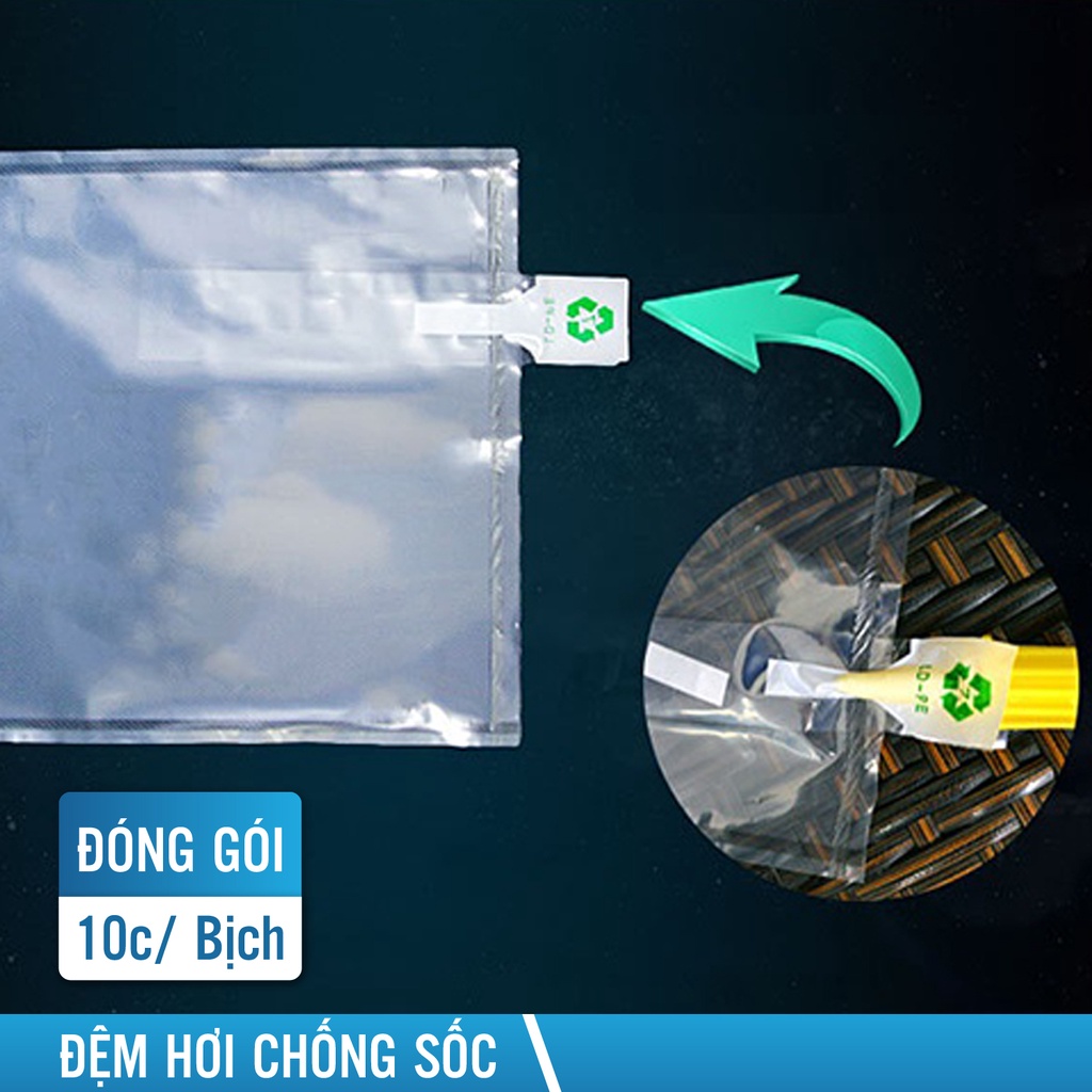 Túi đệm khí chống sốc  10x20cm bong bóng khí đệm hơi, túi hơi đệm khí, đệm hơi chèn hàng chống sốc-MHAPCK