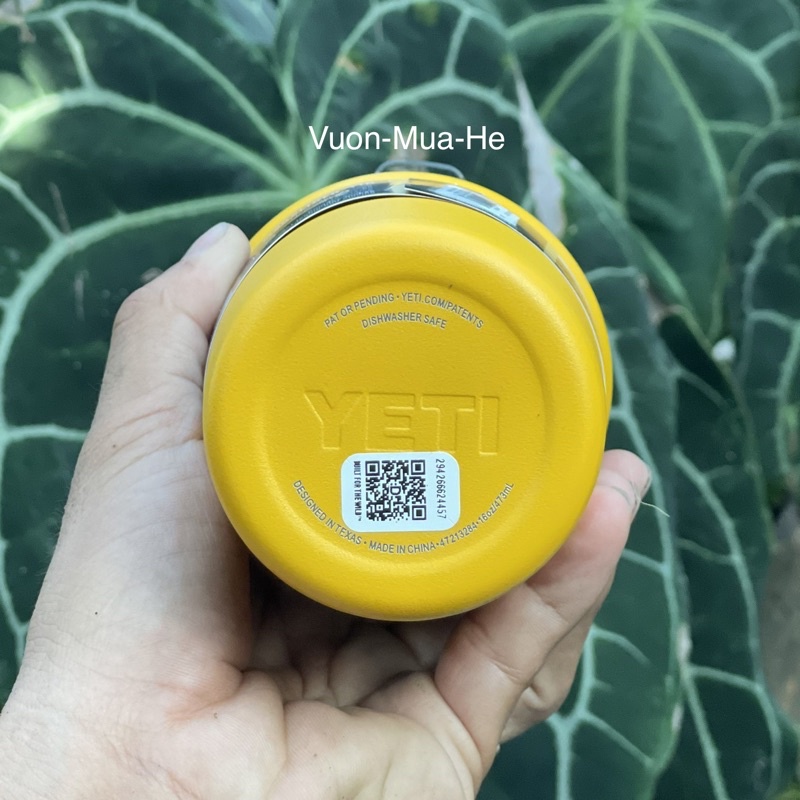 Ly Giữ Nhiệt YETI Rambler 16oz Stackable Pint  #AlpineYellow