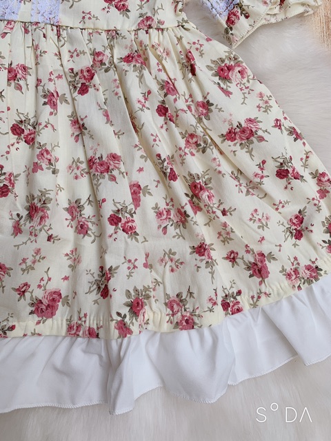 Váy Cho Bé Gái 𝑭𝑹𝑬𝑬𝑺𝑯𝑰𝑷  TẶNG KÈM TURBAN KHI MUA VÁY  Váy Hoa Nhí - Thời Trang Trẻ Em Hàng Thiết Kế Cao Cấp
