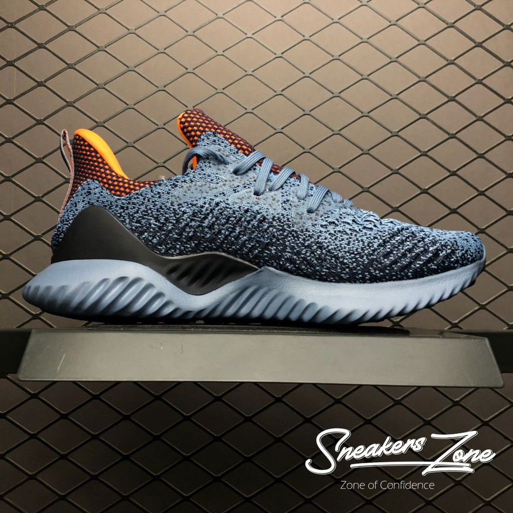 (FREESHIP+HỘP+QUÀ) Giày Thể Thao Sneakers   ALPHABOUNCE Beyond 2018 xanh dương gót cam cực đẹp cho cả nam và nữ