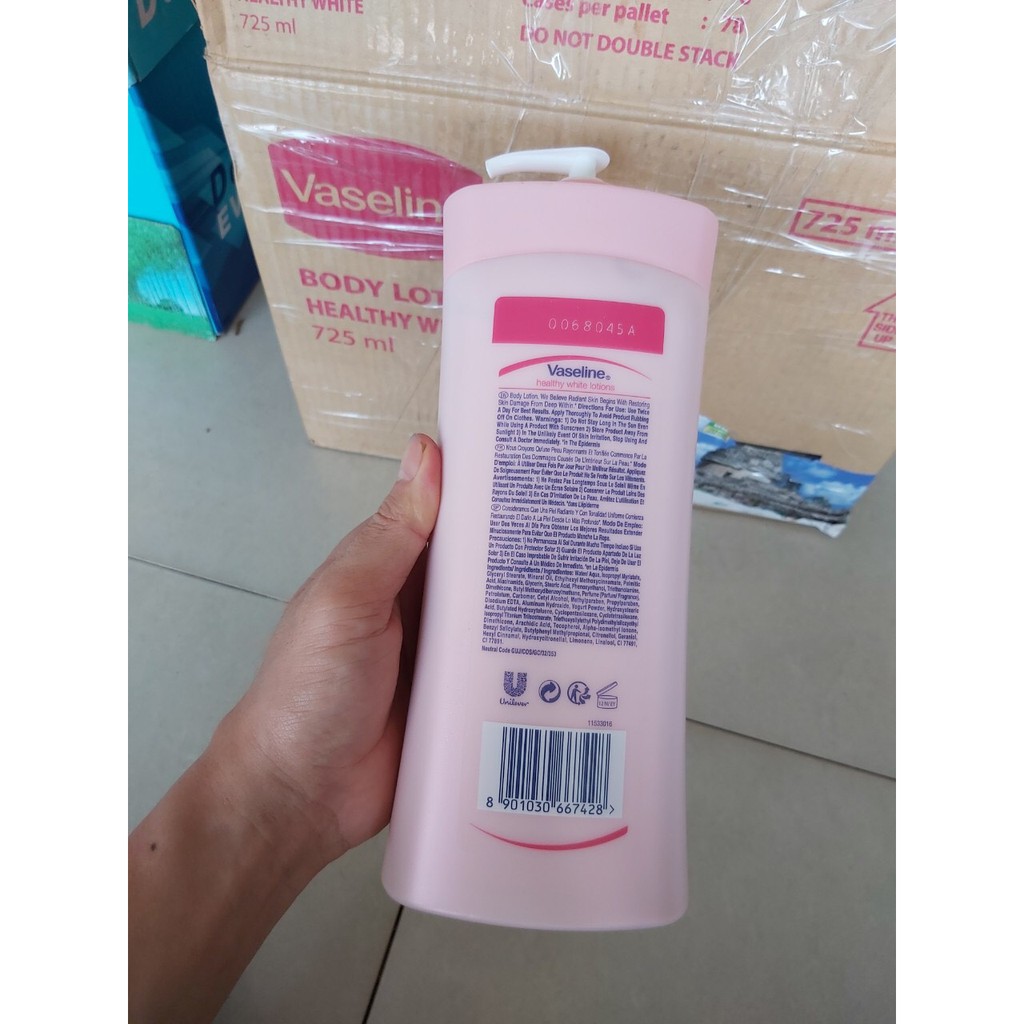 DƯỠNG THỂ VASELINE 725ML CAM KẾT ĐÓNG ĐÚNG PHÂN LOẠI KHÁCH CHỌN