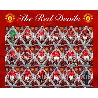 Set 18 Thẻ Cầu Thủ "The Red Devils" Manchester United