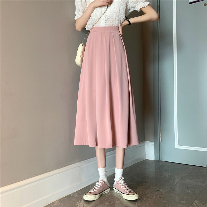 Chân Váy Chữ A Lưng Cao Xếp Ly Xinh Xắn Dành Cho Nữ 2021 đầm xếp váy xếp li chân váy xếp ly váy xếp ly chân váy xếp ly