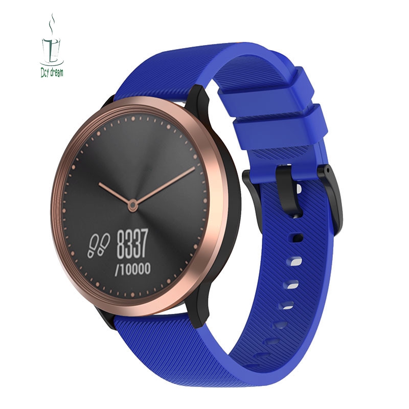 Dd DD✉ Dây đeo Silicone cho đồng hồ thông minh Garmin Vivomove HR