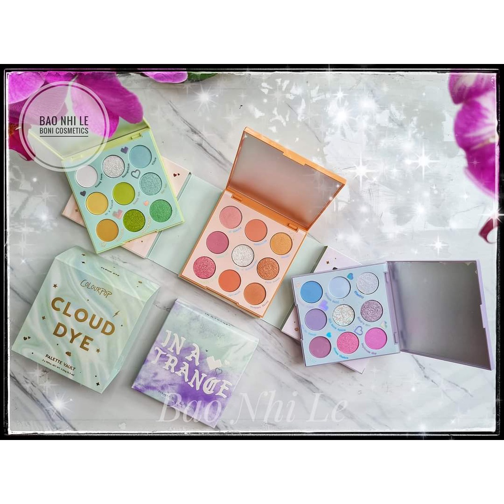 [CÓ SẴN-XEM LƯU Ý] Bảng phấn mắt Colourpop Aura &amp; Out/ In A Trance/ Miss Bliss [Colourpop Tie Dye Collection]