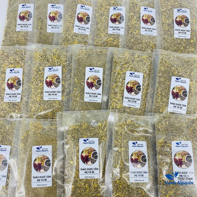 Sỉ 50 Gói Thảo Dược Tắm Mẹ Và Bé - Tặng Kèm Túi Lọc (Lá Tắm Mẹ Và Bé Chữa Rôm Sẩy, Mụn Lưng, Nóng Trong Người)