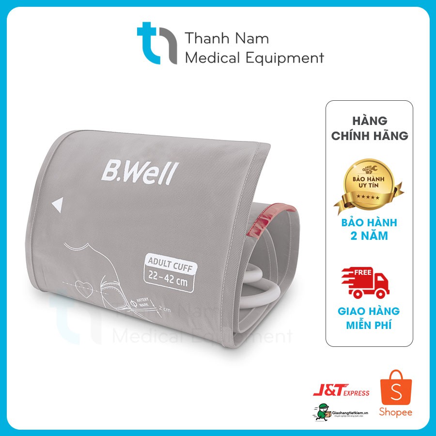 [CHÍNH HÃNG] Vòng bít sử dụng cho các dòng máy đo huyết áp điện tử Bwell size M
