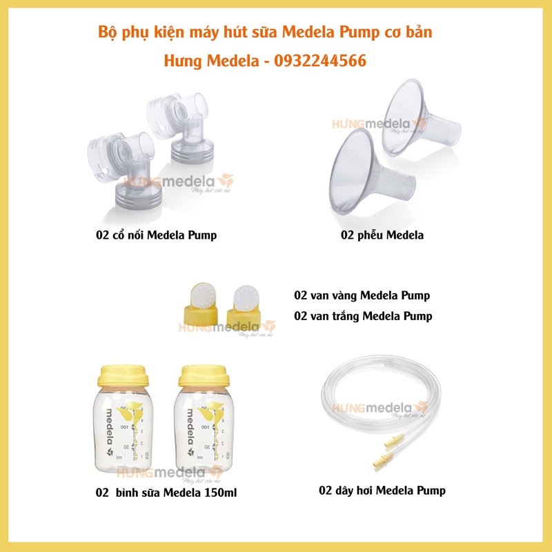 Bộ phụ kiện hoàn chỉnh cho máy M E D E L A PUMP